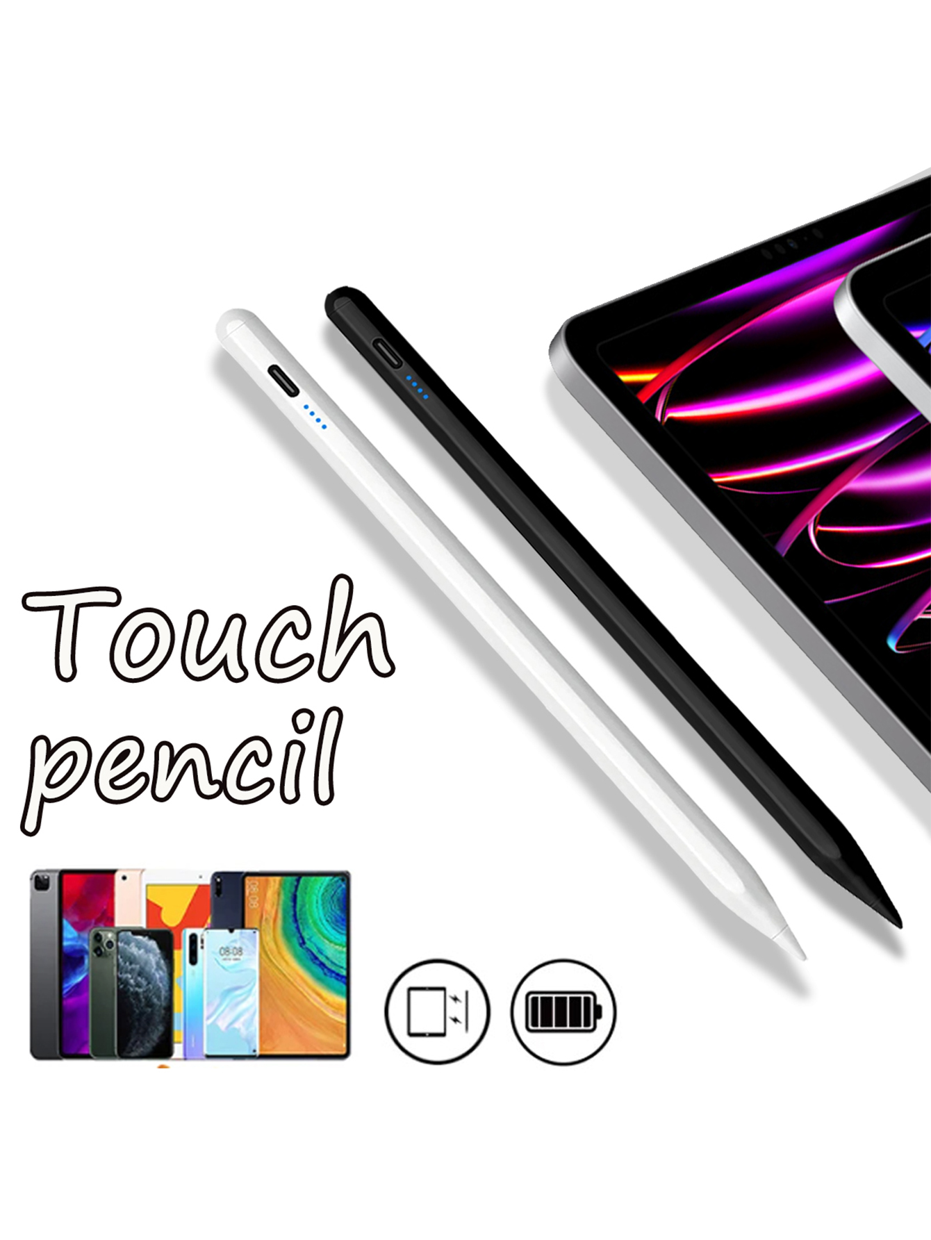 Tablet Accessories Kids - 안드로이드 IOS 용 범용 스타일러스 펜,