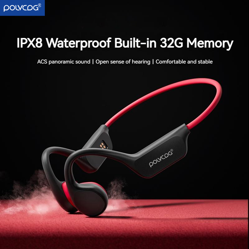 Wired Earphone Lightning - POLVCDG 골전도 헤드셋 X7 IPX8 32GB