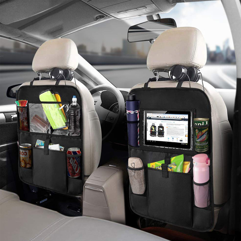 Tablet And Accessories Bag - 터치 스크린 태블릿 홀더가있는 자동차 뒷좌석