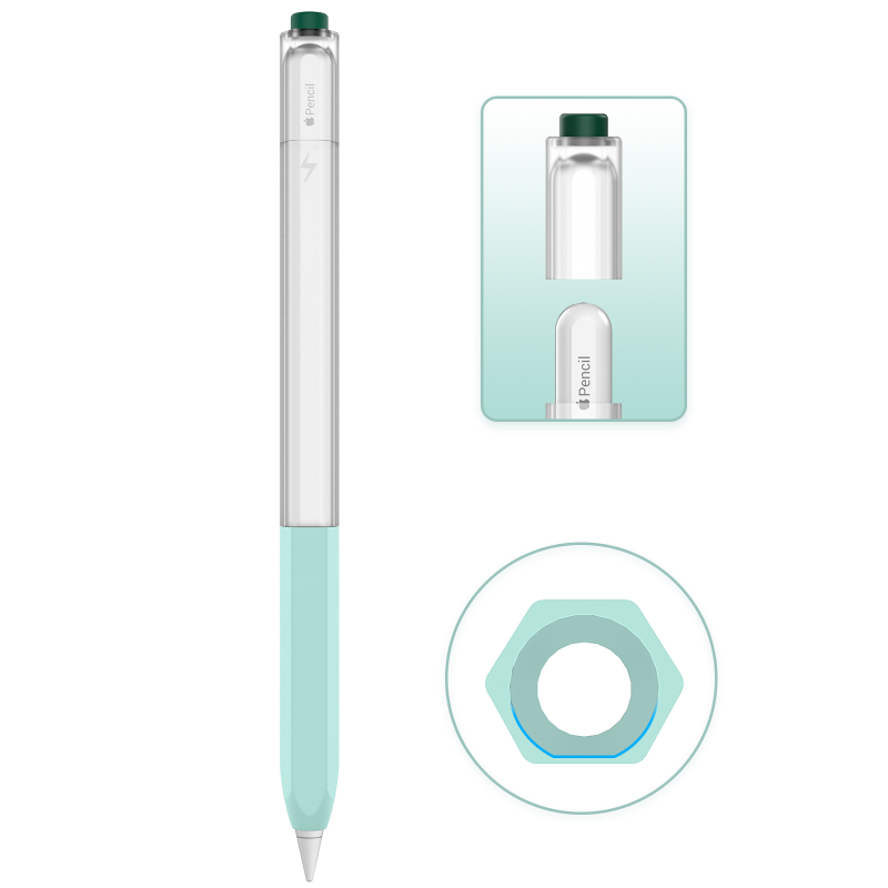 Pen Tablet Accessories - 애플 펜슬용 젤리 컬러 반투명 실리콘