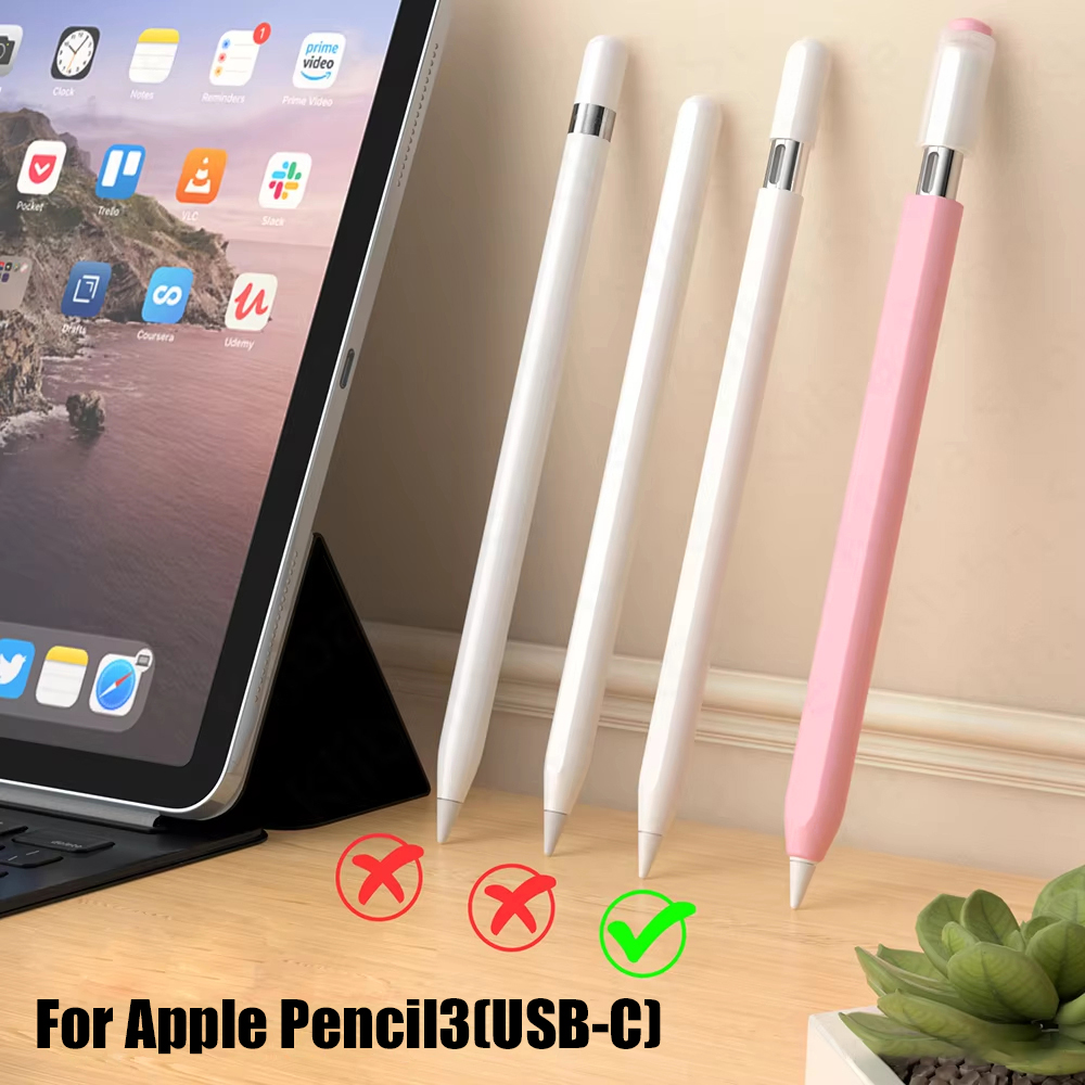 애플 펜슬 3용 컬러 스플라이싱 실리콘 펜 케이스 US - Pen Tablet Accessories 리뷰 및 가격