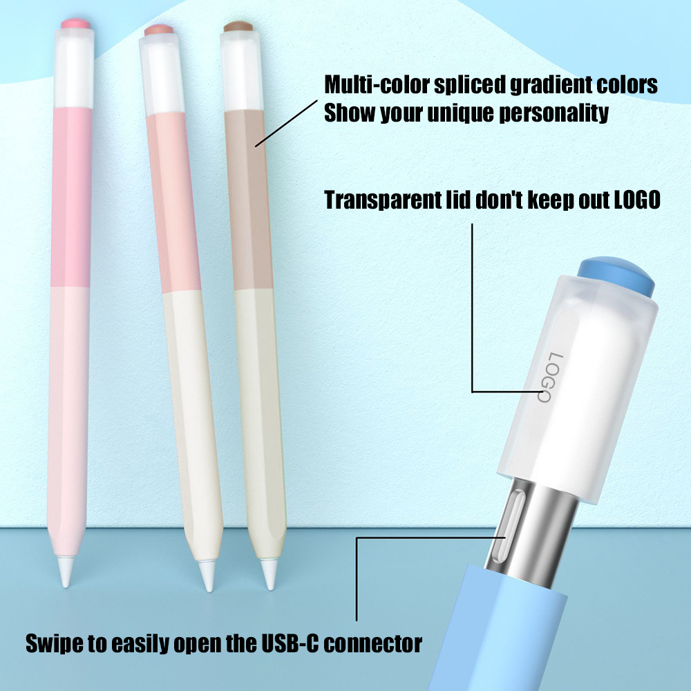 애플 펜슬 3용 컬러 스플라이싱 실리콘 펜 케이스 US - Pen Tablet Accessories 리뷰 및 가격