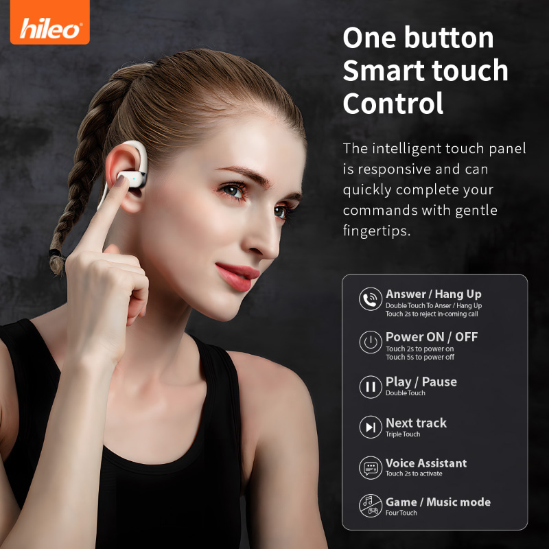 HiLeo Hi77 5.4 오픈 이어 행어, 공기 전도 - Wired Earphone Lightning 리뷰 및 가격