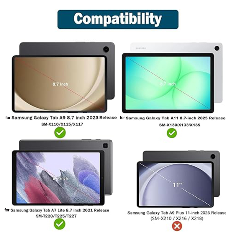 삼성 갤럭시 탭 A11/A9/A7 라이트용 키즈 EVA - Vortex Tablet Accessories 리뷰 및 가격