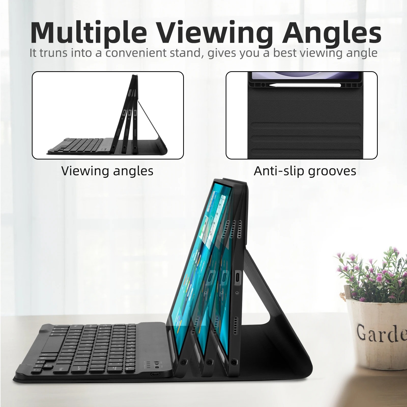 삼성 갤럭시 탭 A9 플러스용 키보드 케이스, 태블릿  - Cheap Tablet Accessories 리뷰 및 가격