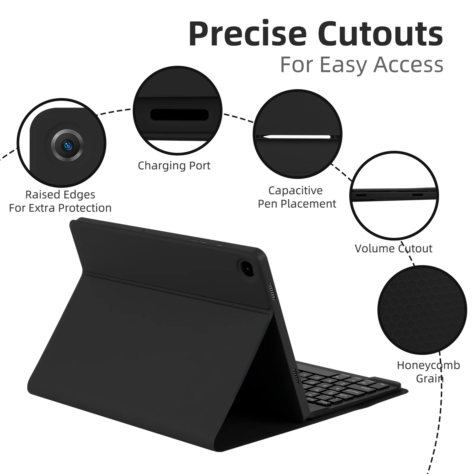 삼성 갤럭시 탭 A9 플러스용 키보드 케이스, 태블릿  - Cheap Tablet Accessories 리뷰 및 가격