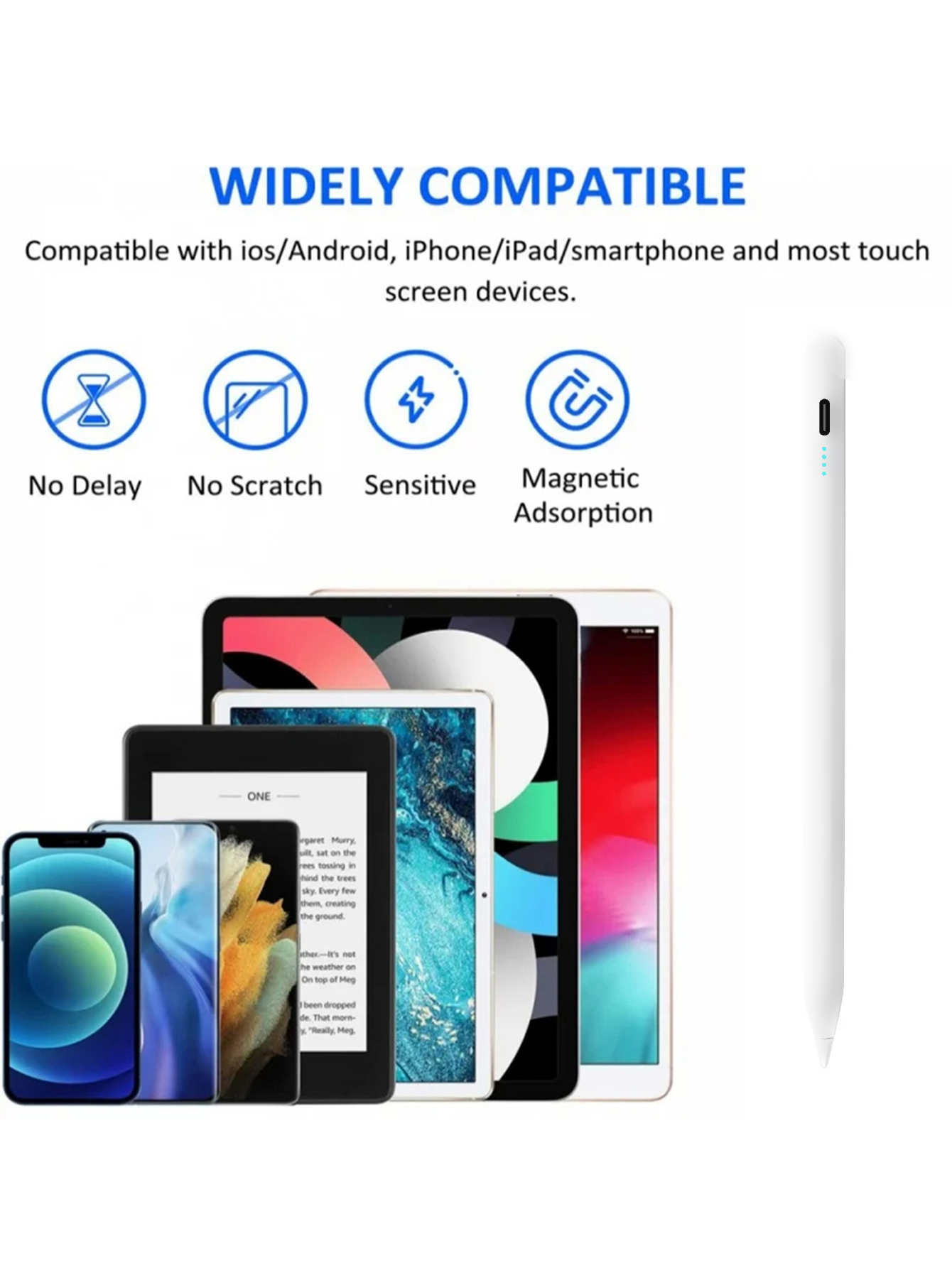 안드로이드 IOS 용 범용 스타일러스 펜, 아이패드 프 - Tablet Accessories Kids 리뷰 및 가격