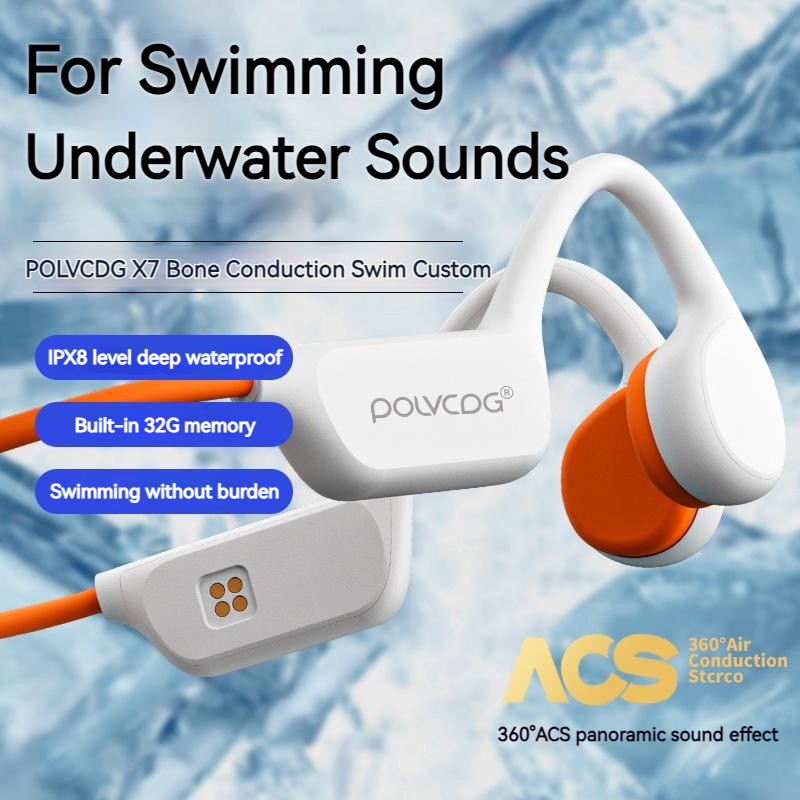 POLVCDG 골전도 헤드셋 X7 IPX8 32GB 메 - Wired Earphone Lightning 리뷰 및 가격