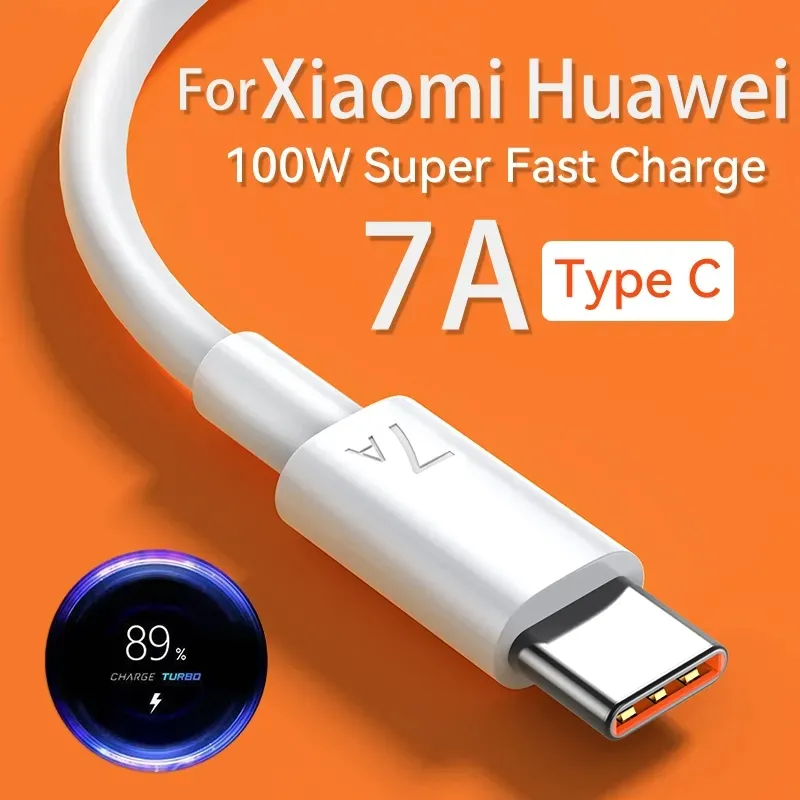 7A 100W 유형 C USB 케이블 Xiaomi 13 - Huawei Mate 60 리뷰 및 가격