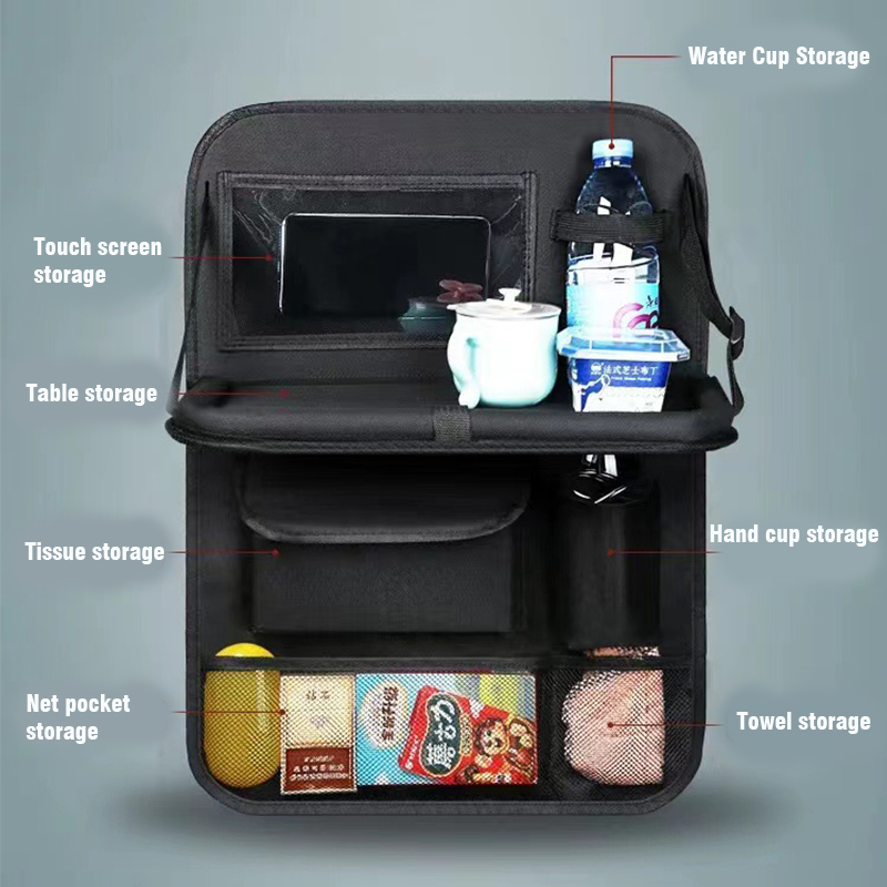 트레이 태블릿 홀더가있는 접이식 자동차 좌석 주최자 멀 - Tablet And Accessories Bag 리뷰 및 가격