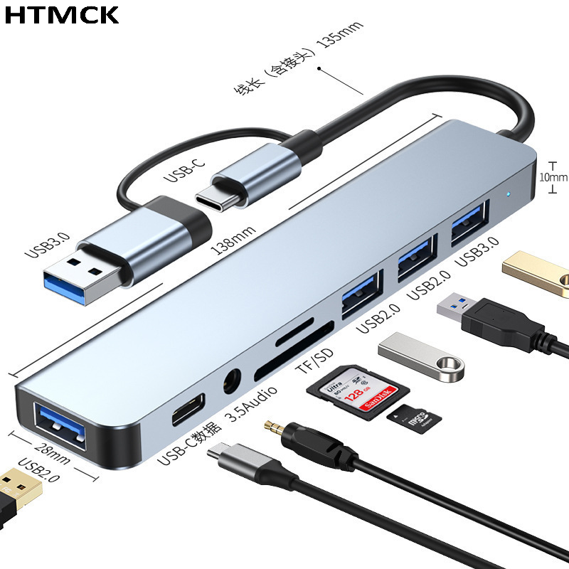8포트 USB C 허브 멀티 포트 도킹 스테이션, US - Microsd Card Tablet 리뷰 및 가격