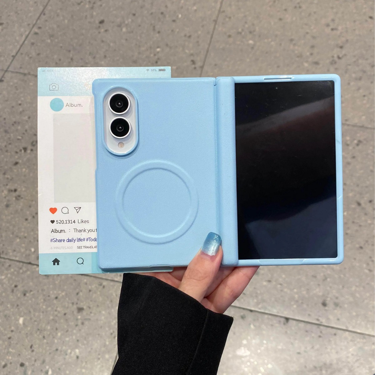 캔디 컬러 무광 가죽 마그세이프 케이스 (삼성 갤럭시  - Screen Protector Matte 리뷰 및 가격