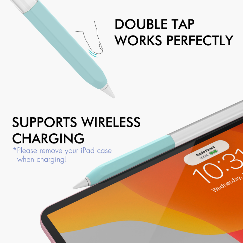애플 펜슬용 젤리 컬러 반투명 실리콘 케이스, 애플 펜 - Pen Tablet Accessories 리뷰 및 가격