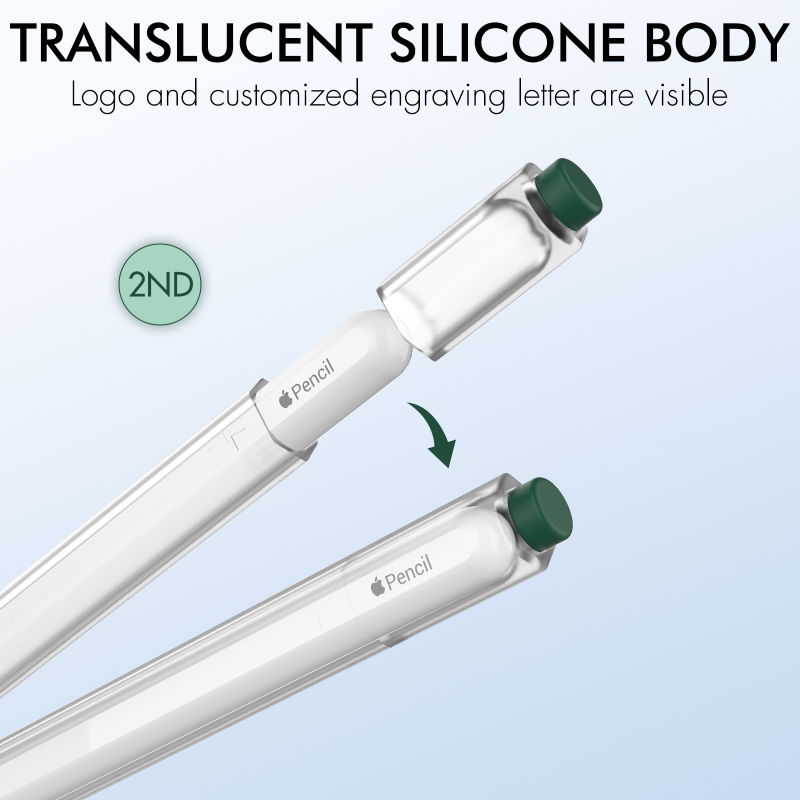 애플 펜슬용 젤리 컬러 반투명 실리콘 케이스, 애플 펜 - Pen Tablet Accessories 리뷰 및 가격