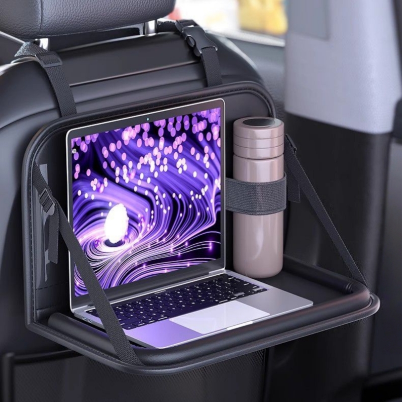 차량 시트백 오거나이저 접이식 테이블 트레이 PU 가죽 - Tablet And Accessories Bag 리뷰 및 가격