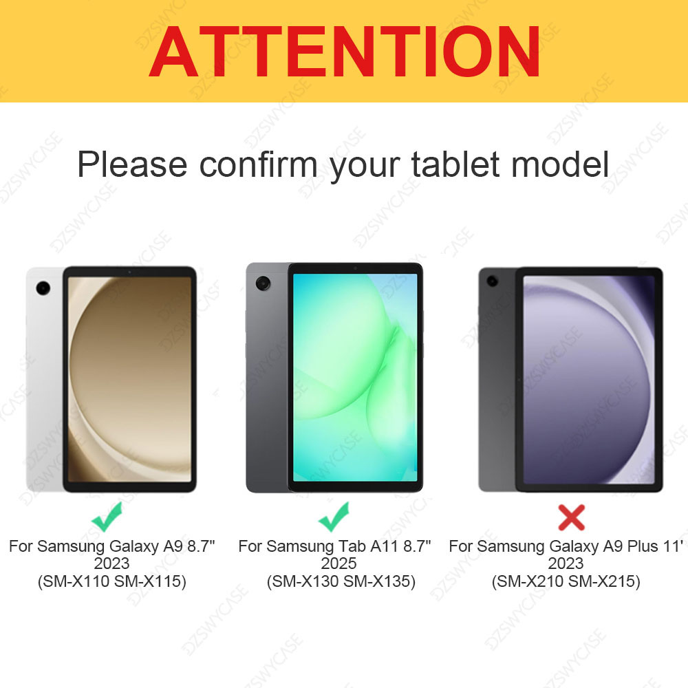 삼성 갤럭시 탭 A9/A11 8.7인치 SM-X110  - Vortex Tablet Accessories 리뷰 및 가격