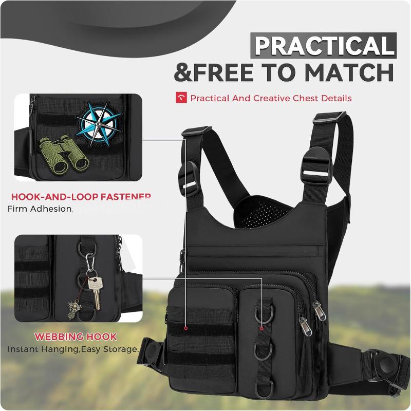 가슴가방 - 가볍고 대용량 조끼형 가방, 일상 휴대에  - Tablet And Accessories Bag 리뷰 및 가격